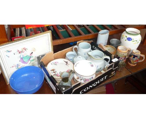 Buchan stoneware jug, mug, etc and other ceramics