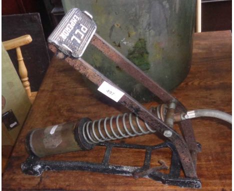 Vintage car tyre pump - the 'Emperor' by PCL