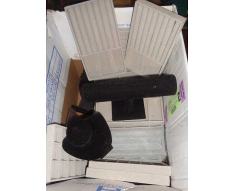 Box of jewellery shop display trays