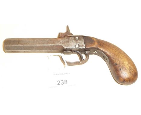 Small antique percussion pistol (this item cannot be posted overseas)