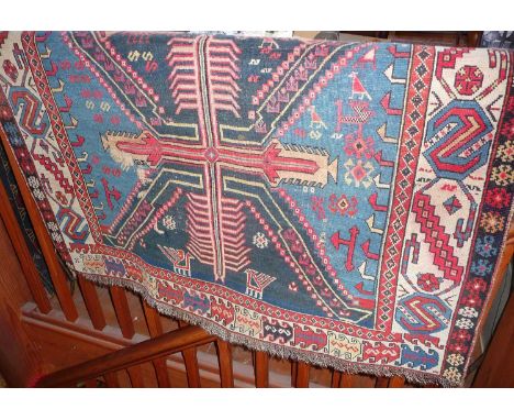 Caucasian floor rug, 140cm x 114cm