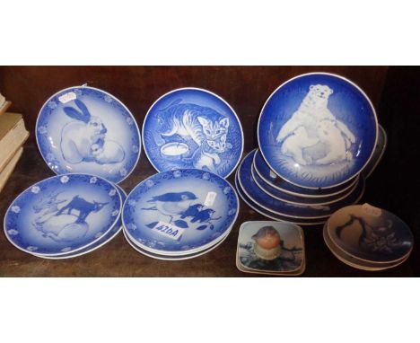 Collection of Royal Copenhagen plates