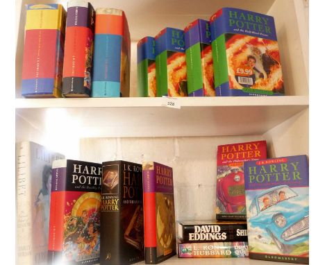 Twelve Harry Potter books and three other books