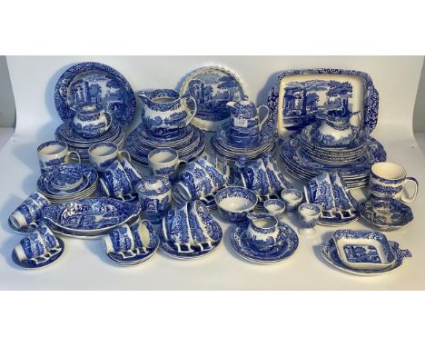 A Large collection of Copeland Spode blue &amp; white tea/dinner 