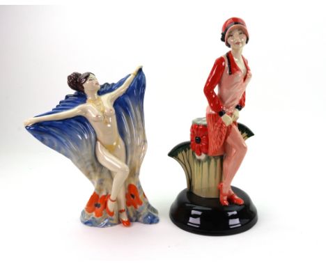 A Kevin Francis Ceramics 'Clarice Cliff Centenary' figure No 851/950 and another Chantelle "Limited Editions" No 41/150 (2).
