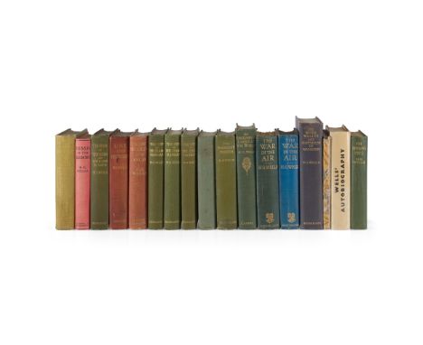 Wells, H.G. 16 volumes, comprising Love and Mr Lewisham. 1900, first edition, original red cloth, spine slightly faded, owner