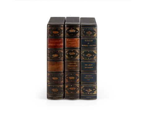 Hoover, Herbert The Memoirs - 3 inscribed volumes Years of Adventure. New York: The Macmillan Company, 1951. First printing, 