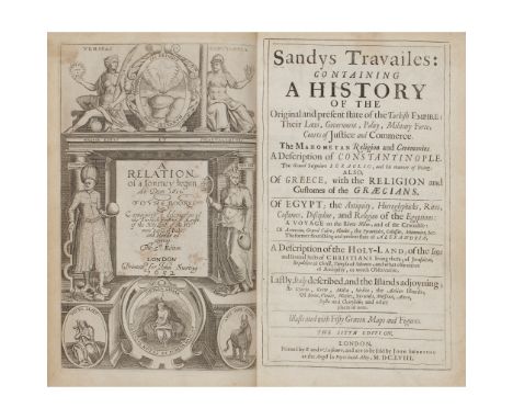 Sandys, George Sandys Traviles: containing a History of the original and present state of the London: R. and W. Leybourn, Joh