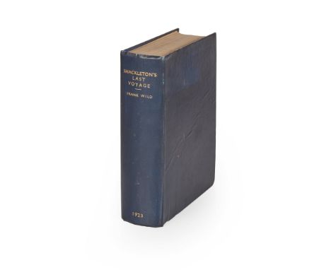 Shackleton, Frank Shackleton's Last Voyage The Story of the Quest. London: Cassell, 1923. First edition, 8vo, plates, origina