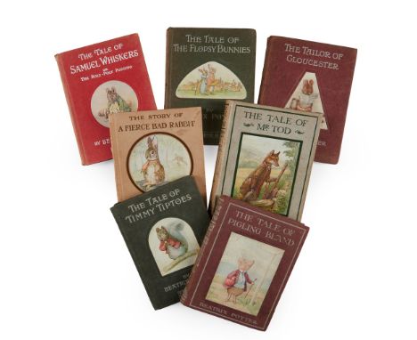 Potter, Beatrix A collection of 7 works The Tailor of Gloucester. London: Frederick Warne and Co.,1903. First trade edition (