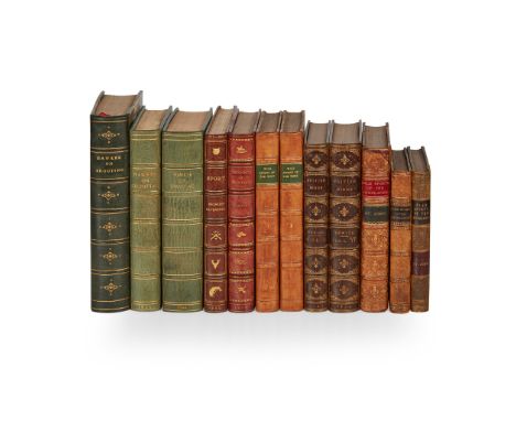 Sport and Natural History Finely bound 8vo volumes Bewick, Thomas History of British Birds. Newcastle: Beilby &amp; Bewick, 1