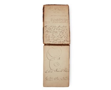 Religious manuscript volume of John Drummond, Brioch, Perthshire 310+62pp, late 17th or early 18th century, volume marked “Ex