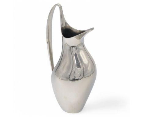 Georg Jensen stainless steel pitcher, designed by Henning Koppel, with original box, H24cm  