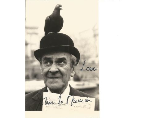 John le Mesurier signed 5x3 black and white photo. April 1912 - 15 November 1983 was an English actor. He is perhaps best rem