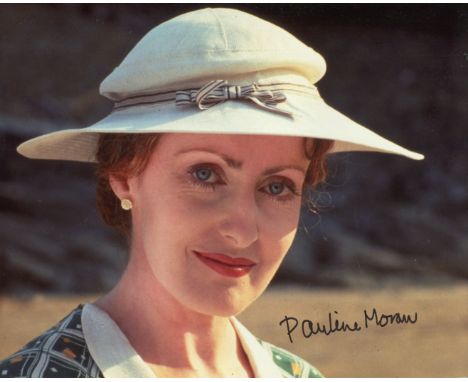Poirot. 8x10 photo from Poirot signed by actress Pauline Moran who plays Miss Lemon in the series. Good Condition. All autogr