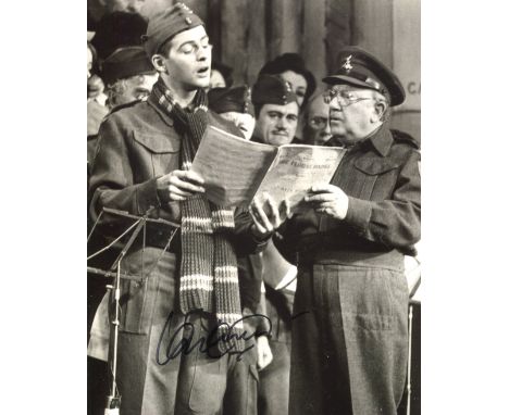 Dads Army. 8x10 photo signed by actor Ian Lavender who starred in this long running and legendary comedy as Pike. Good Condit