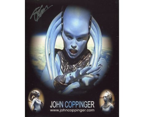 The Fifth Element. 8x10 photo from the science fiction film The Fifth Element signed by John Coppinger who was responsible fo