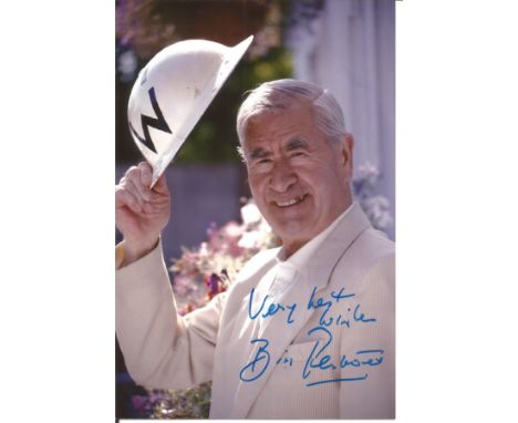 Bill Pertwee signed 6x4 colour photo. 21 July 1926 - 27 May 2013 was an English comedy actor. He played the role of the antag