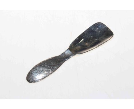 Tiffany and Co. sterling silver shoehorn.