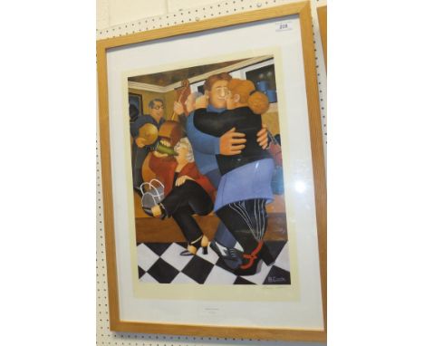 AFTER BERYL COOK "Shall we dance?", colour print, limited edition of 650, signed by the artist in pencil lower right