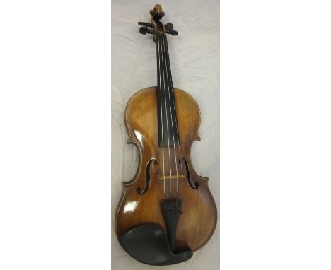 An early 20th century violin labelled Carlo Bergonazi, Cremona CONDITION REPORTS Length of back excluding button approx. 35 c