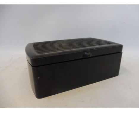 A Joseph Lucas bakelite cigar/cigarette hinged box. 