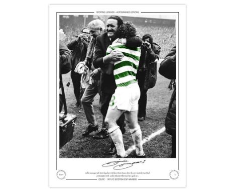 Autographed John 'Dixie' Deans 16 X 12 Limited-Edition : A Superb 16 X 12 Limited Edition Print Depicting Celtic Manager Jock