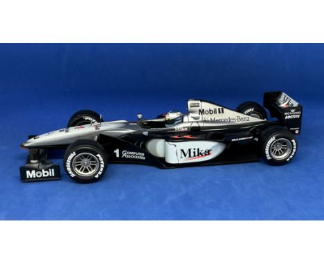 Mclaren MP4-15 1:18 scale model car. NO PACKAGING. Good condition. All autographs come with a Certificate of Authenticity. We