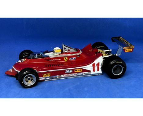 Ferrari 312 T4/T5 1:16 scale model car. In original box. UNSIGNED. Good condition. All autographs come with a Certificate of 