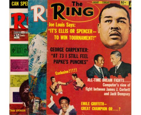 Collection of 3 Magazines 1967-1968, January-February, April May, November-December. 'The Ring'. Good condition. All autograp
