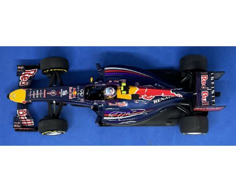 Daniel Ricciardo signed Infiniti Red Bull Racing Rb10. 1:18 scale model car. In original box. Good condition. All autographs 