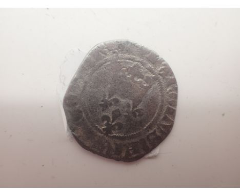 Clipped hammered silver coin