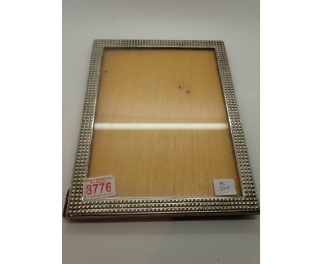 Silver photograph frame
