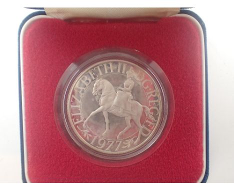 Queens Jubilee silver crown, boxed
