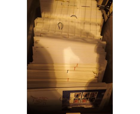 Approximately 250 first day covers 