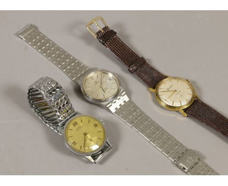 Two gentleman's manual wind wristwatches to include Everite with second sweep finger, a Dogma stainless steel cased example a