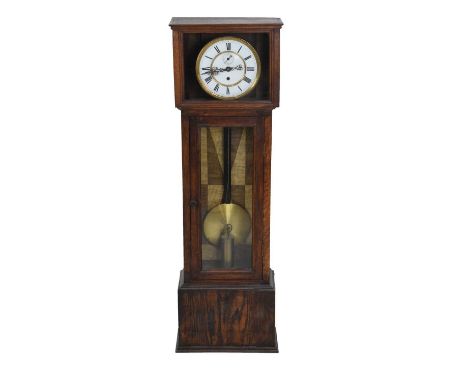 Grandmother style clock with Vienna type movement, 100cm high