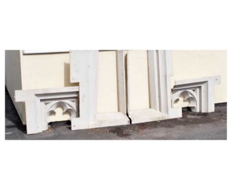 Fibreglass Gothic style architectural window surround
