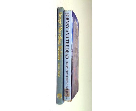 Books - Terry Pratchett signed first edition - Johnny and the Dead, together with Roald Dahl - George's Marvellous Medicine, 