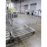aluminum cooler rack, on casters