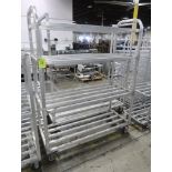 aluminum cooler rack, on casters