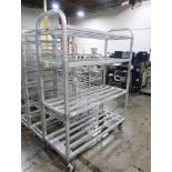 aluminum cooler rack, on casters