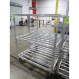 aluminum cooler rack, on casters