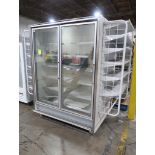 Hill Phoenix 2) door freezer case (sold times the door)