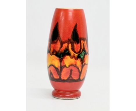 A signed Poole Pottery “Delphis” vase. Shape 15. 22cm