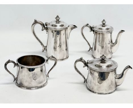 A good quality Early 20th Century Walker &amp; Hall 4 piece ships tea service.