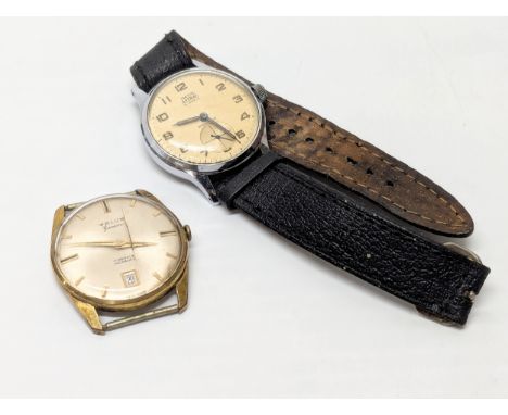 Two vintage gents watches. Walux and Astral.