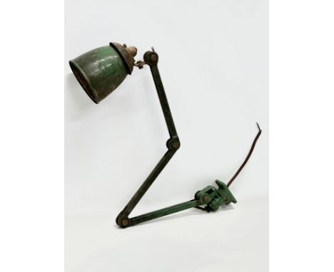 A Mid 20th Century anglepoise machinists lamp.