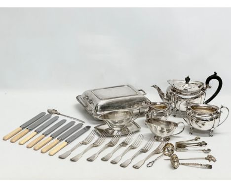A collection of Early and Mid 20th Century silver plate.