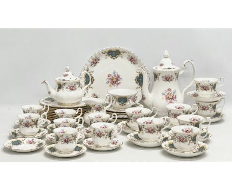 A 50 piece Royal Albert “Berkeley” tea and coffee service.